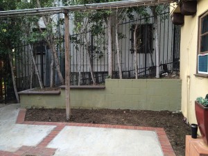 Dining area before.