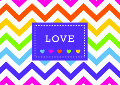 Rainbow Chevron