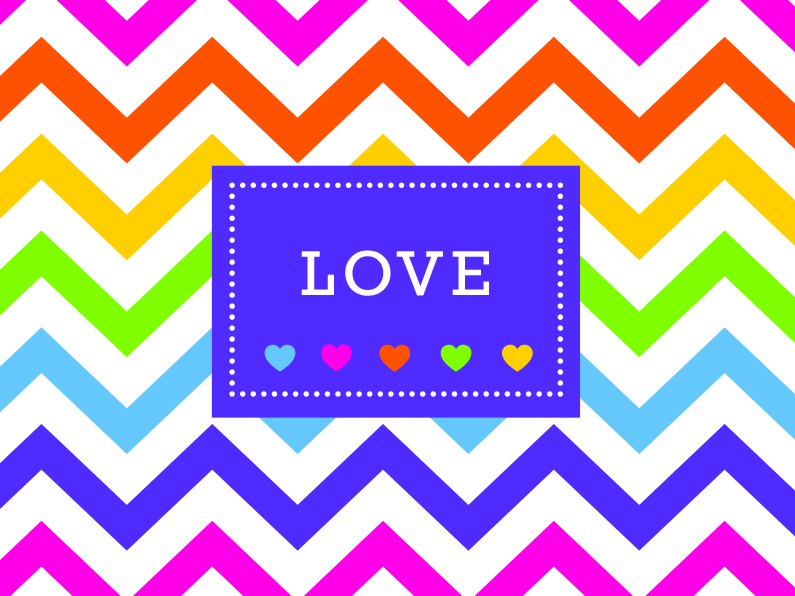 Rainbow Chevron